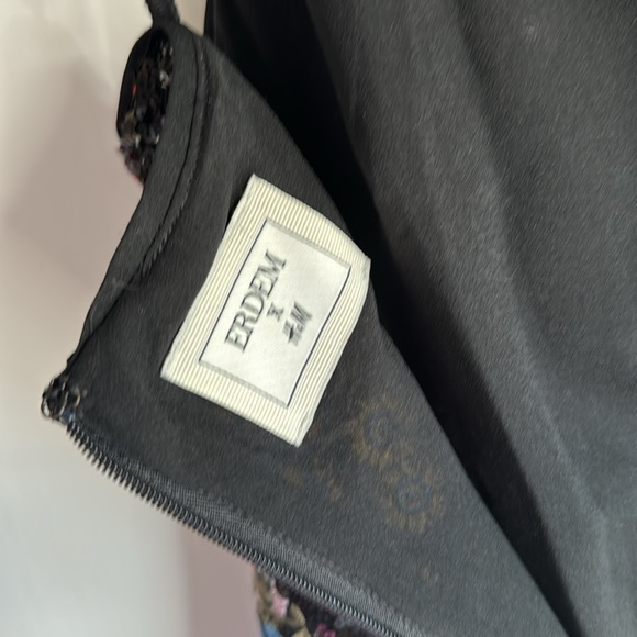 Rare Runway Erdem For H&M Floral Sequined Evening Dress ASO Celeb US 4 EU 34 - Picture 7 of 14